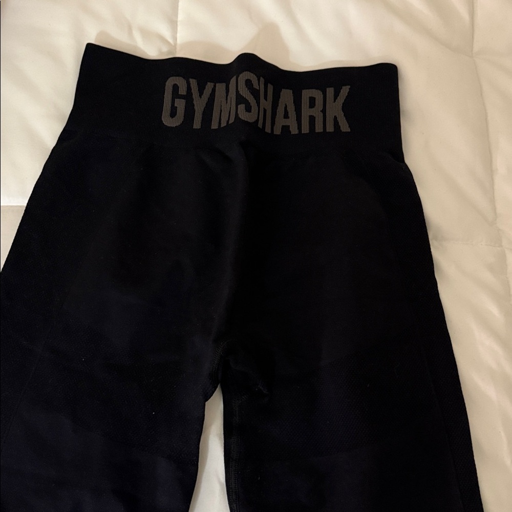 Gymshark Women's Black High-Waisted Shorts - Picture 2 of 3